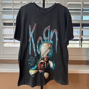 Korn The Serenity Of Suffering Doll Black Shirt Size Large Oversize Nu Metal